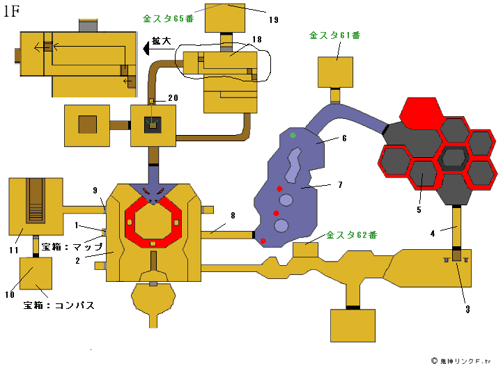 ドドンゴの洞窟の攻略マップ